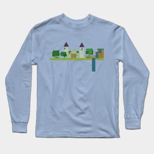 A mysterious castle in the woods Long Sleeve T-Shirt